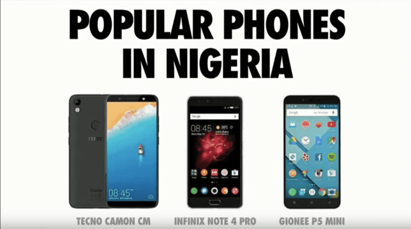 Popular Phones in Nigeria